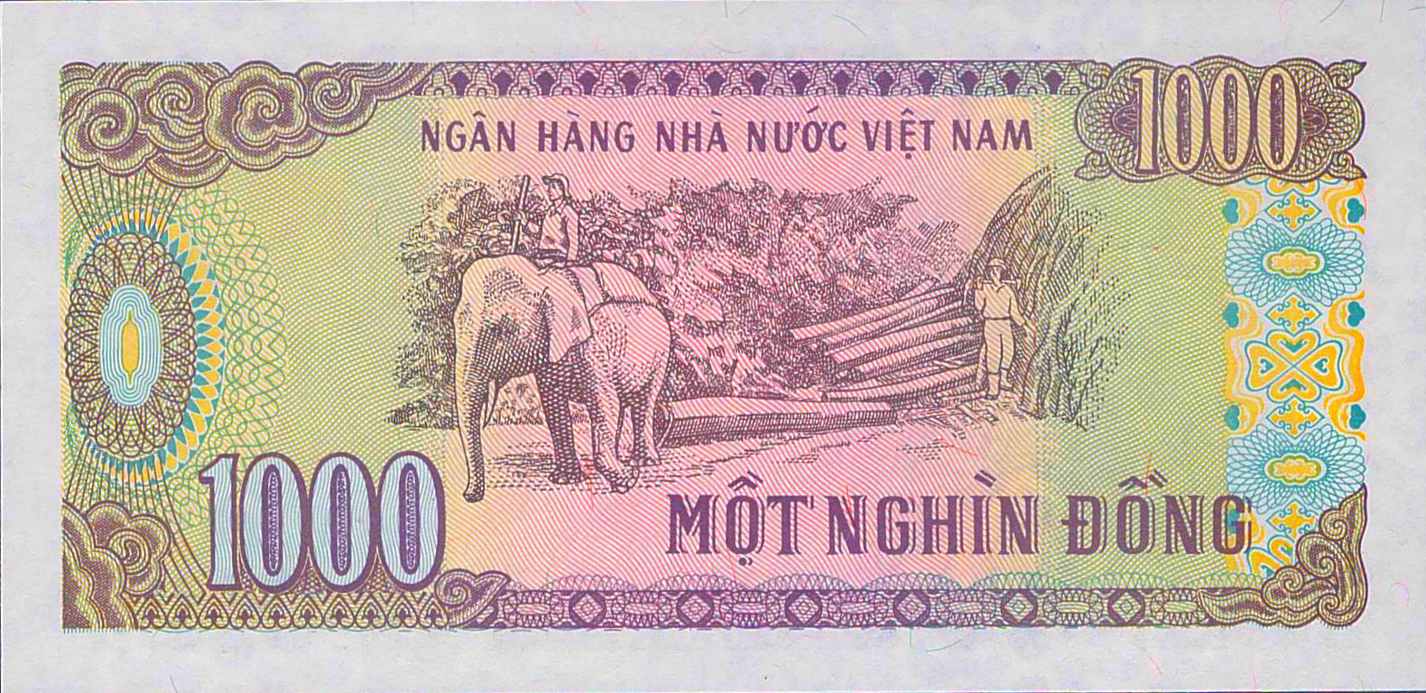 Vietnam 1000 1988 UNC P-106/a